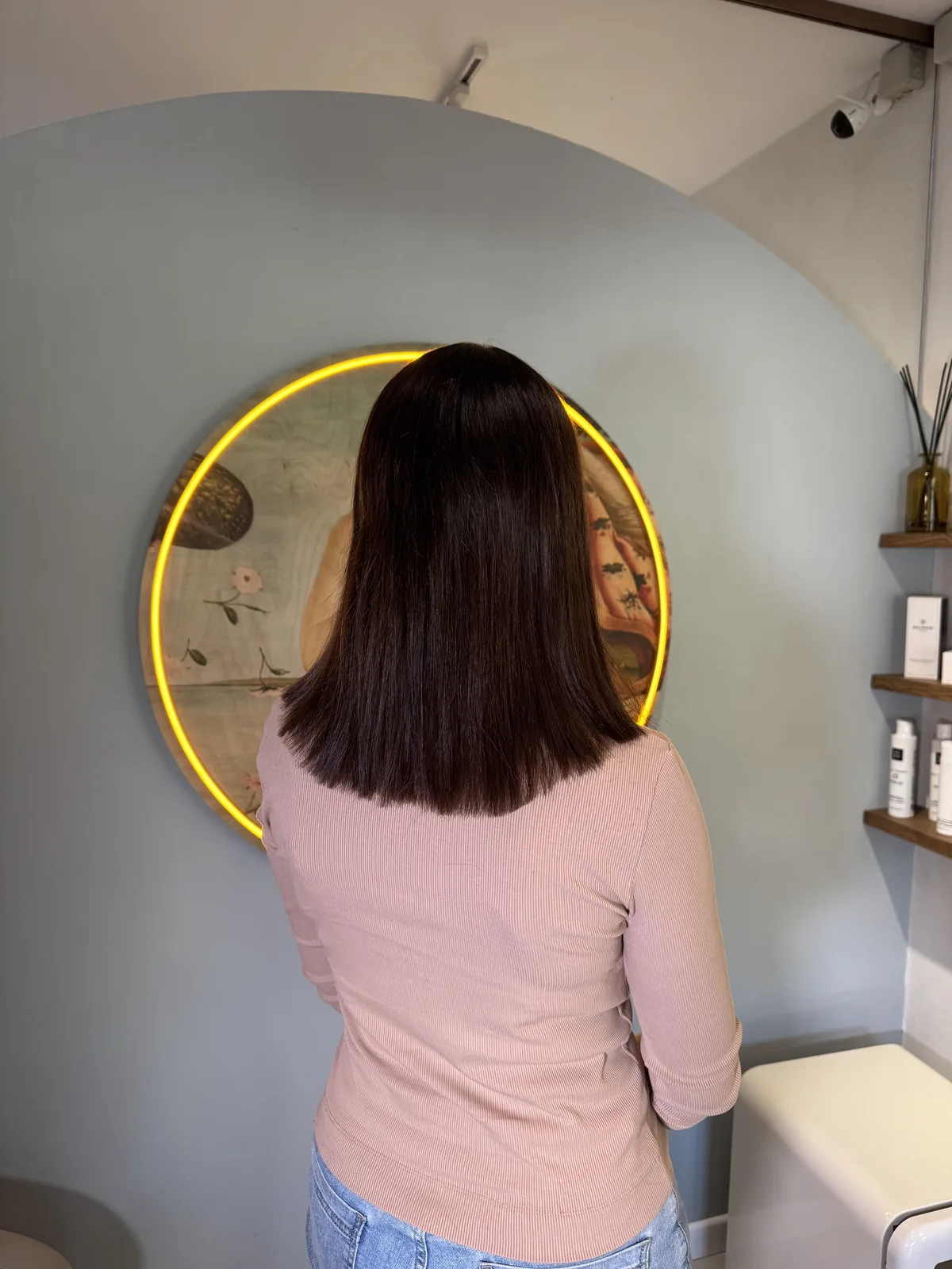 Hollywood Sew-In — brąz — После