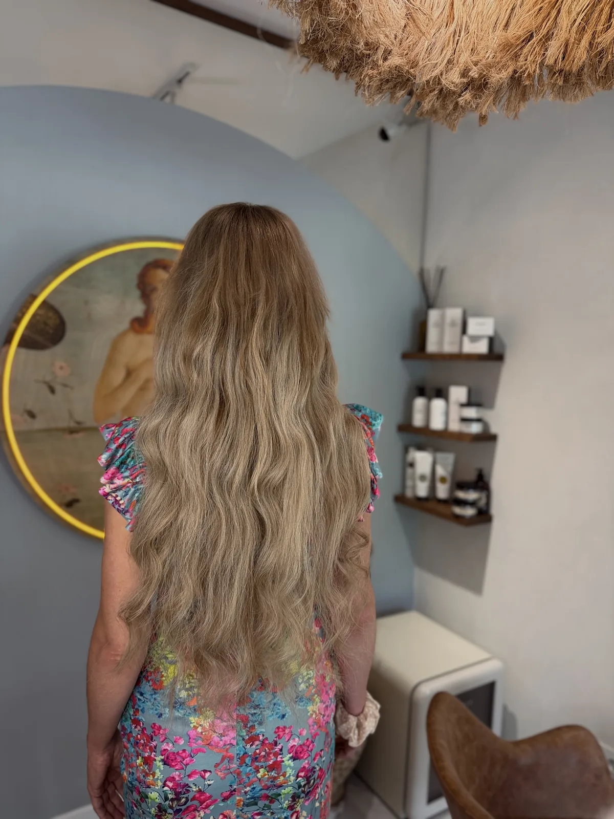 Tape On — falowany blond — После